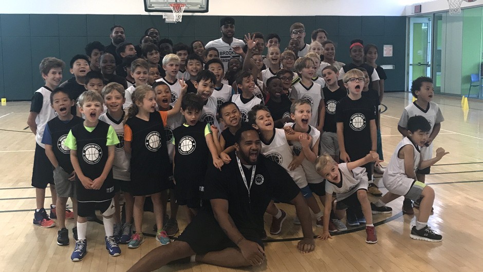 Brooklyn Nets Host Summer Basketball Camp at Asphalt Green