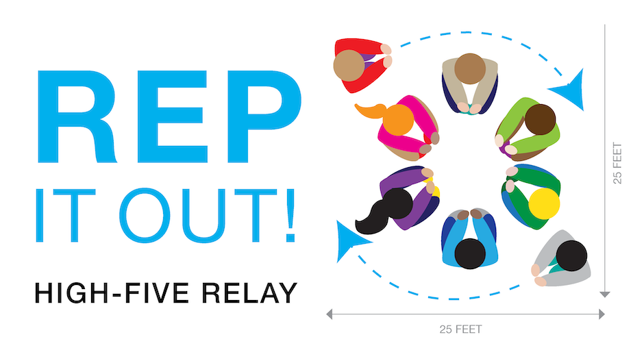 REP Game: High-Five Relay