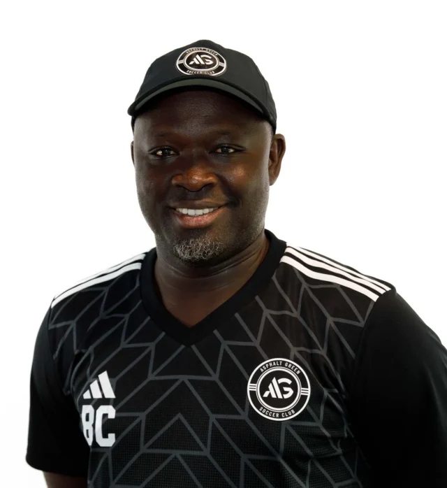 Asphalt Green Soccer Club Goalkeeping Director Bouna Coundoul.