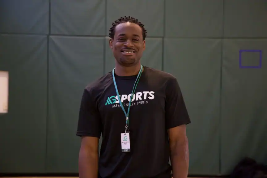 AG Basketball and Recess Enhancement Program Coach Chris Collins.